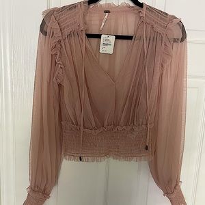 Free people blouse with tags!